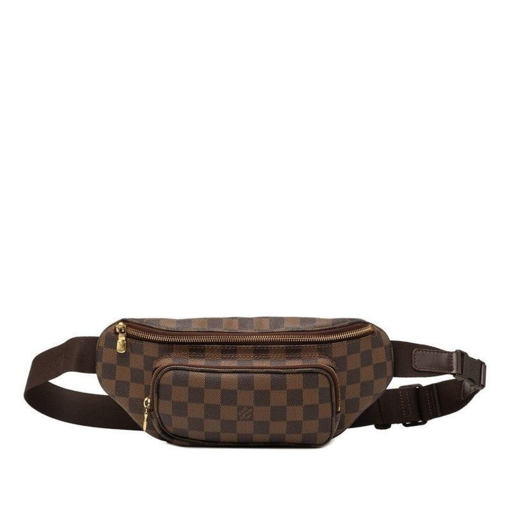 Louis Vuitton Damier Ebene Melville Bumbag Waist Bag Brown